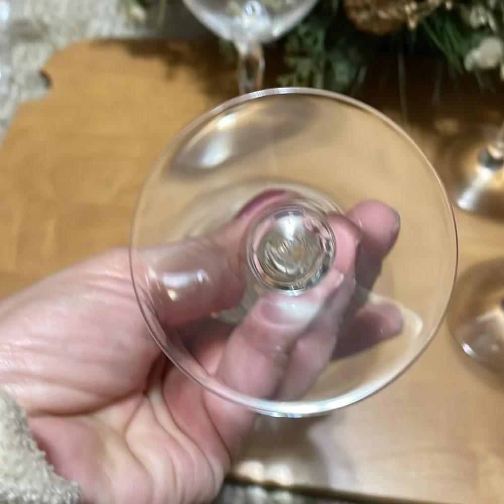 4 Replacements Lenox Expressions Shape Rhythm Wine Glasses - Picture 8 of 12
